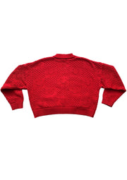 Ready-To-Ship: Happy Cardigan - Red