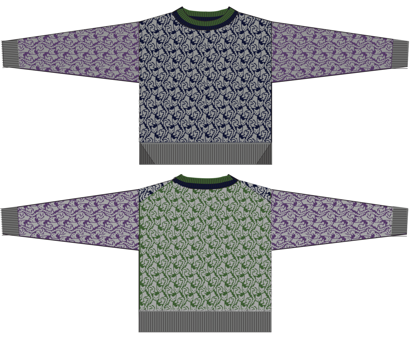 Adult Cat Jumper, Multicoloured