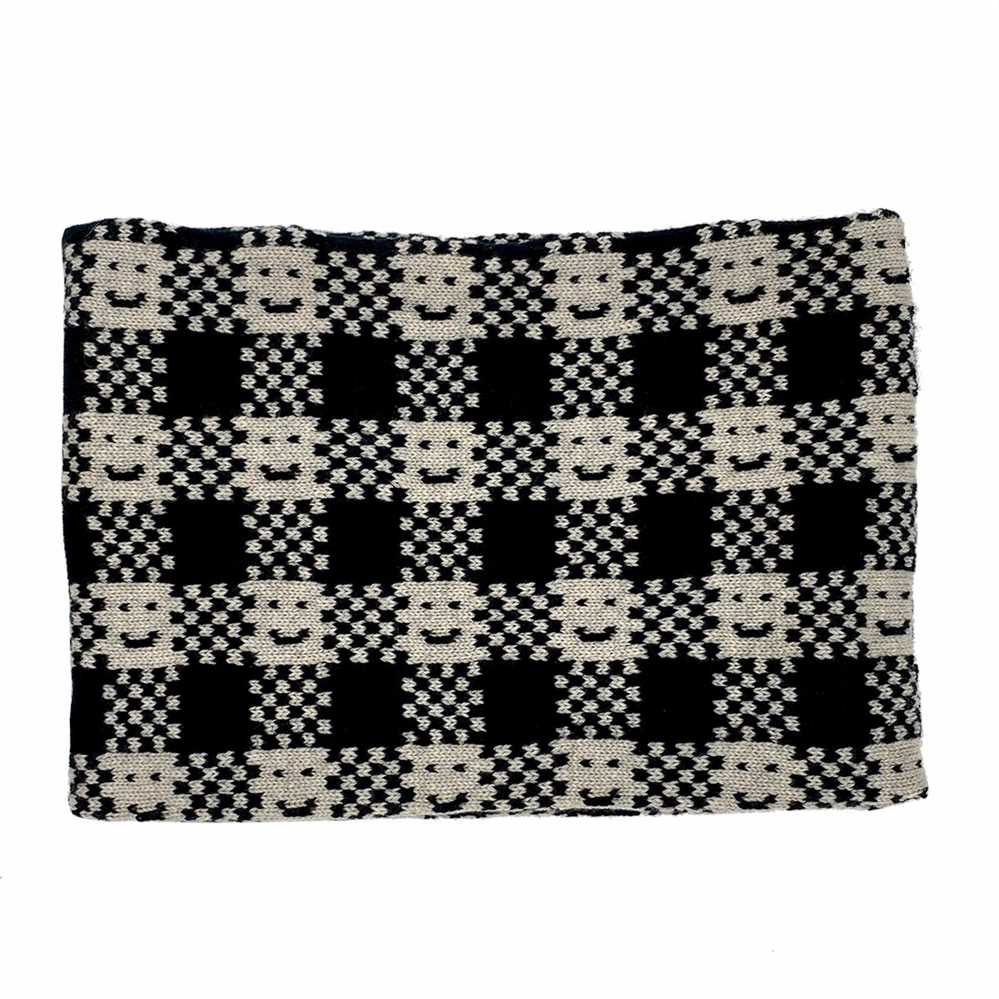 Checkmate Snood - Black & Grey Marl