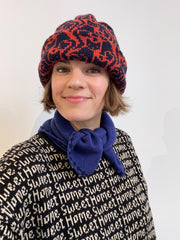 Cashmere Neckerchief - French Navy & Midnight