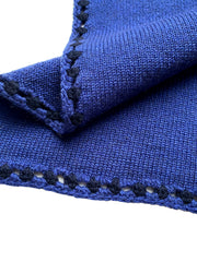 Cashmere Neckerchief - French Navy & Midnight
