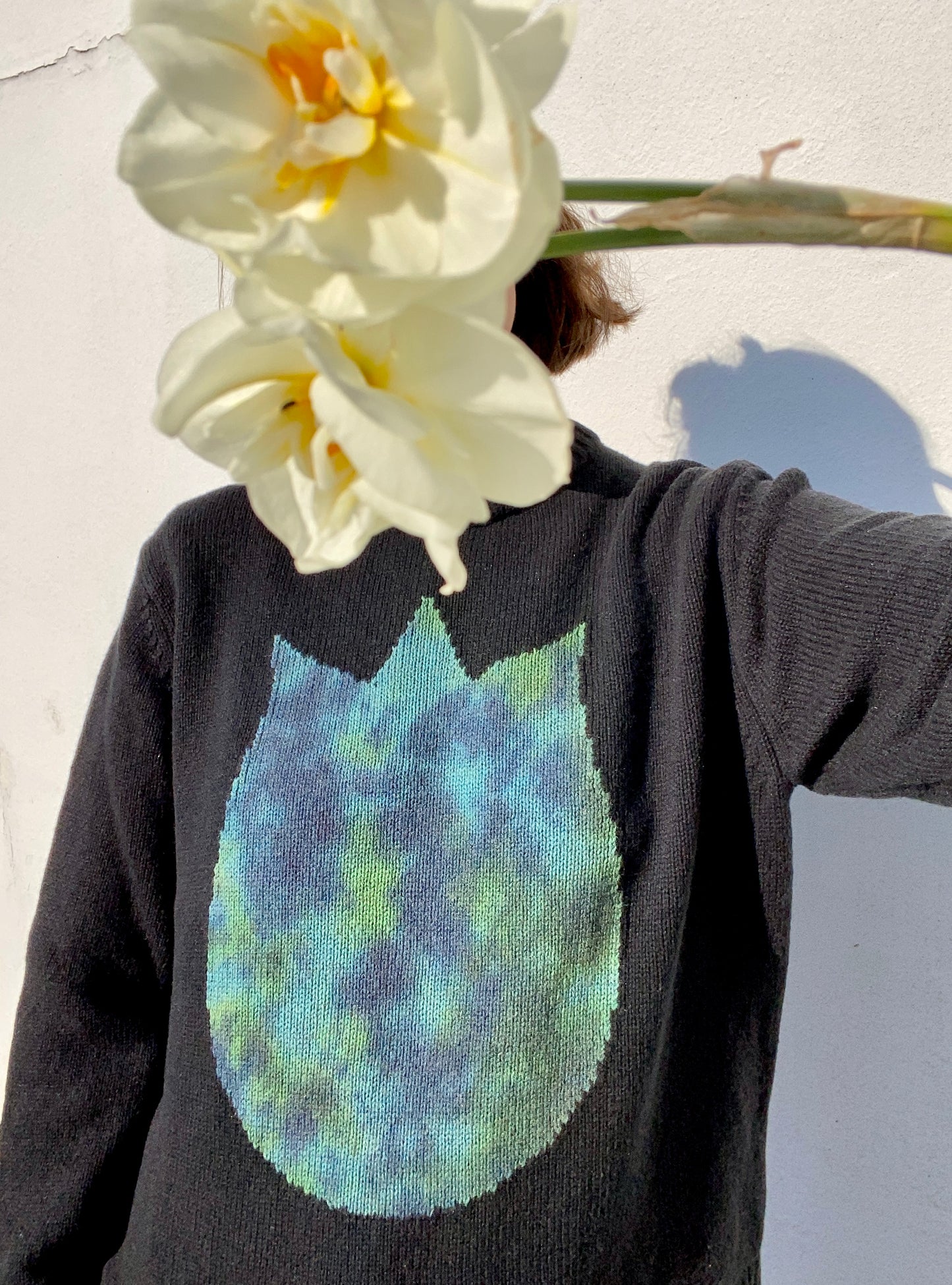 Tie-dye Sticker Jumper