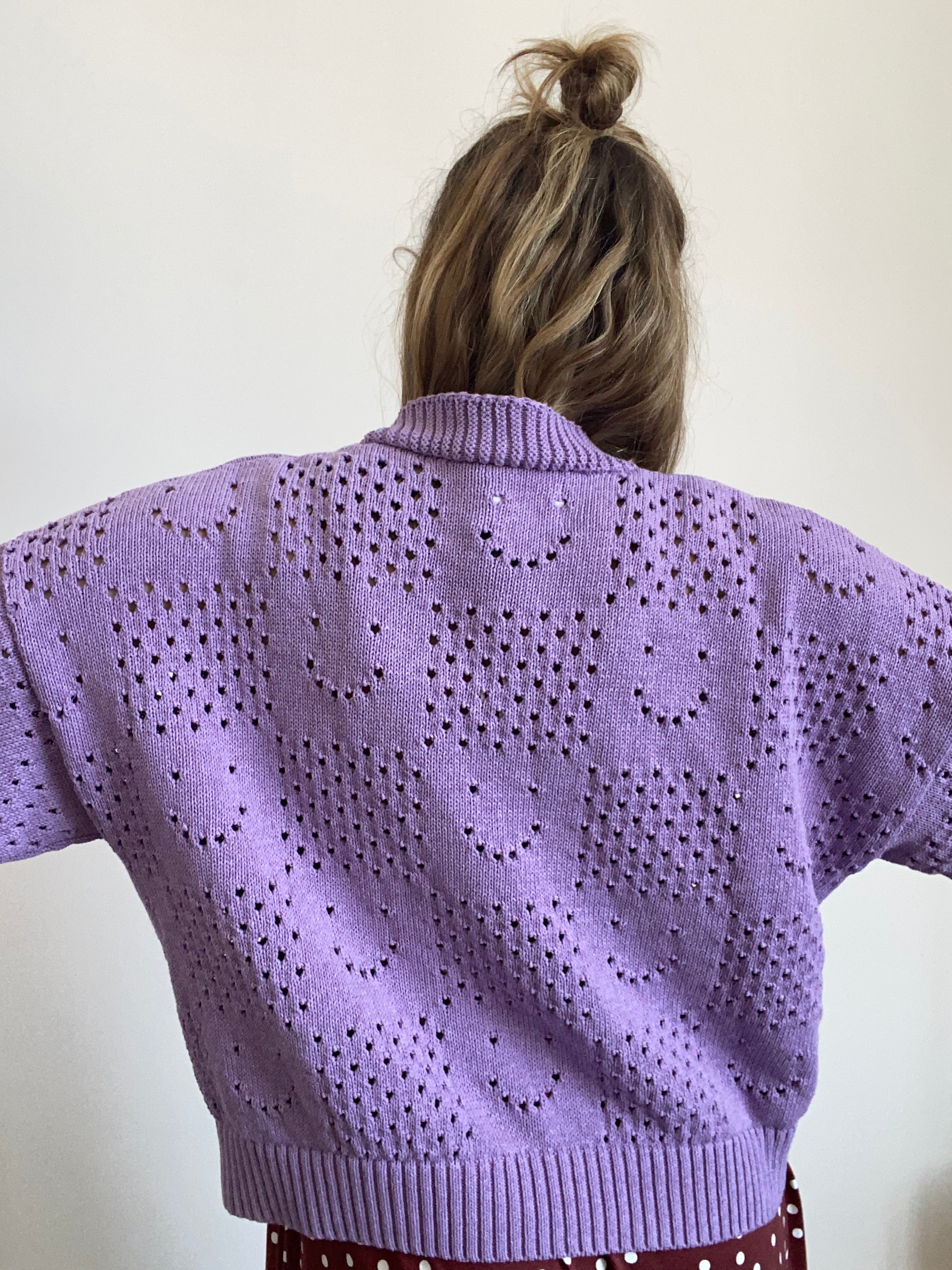 Ready-To-Ship Happy Cardigan - Lilac