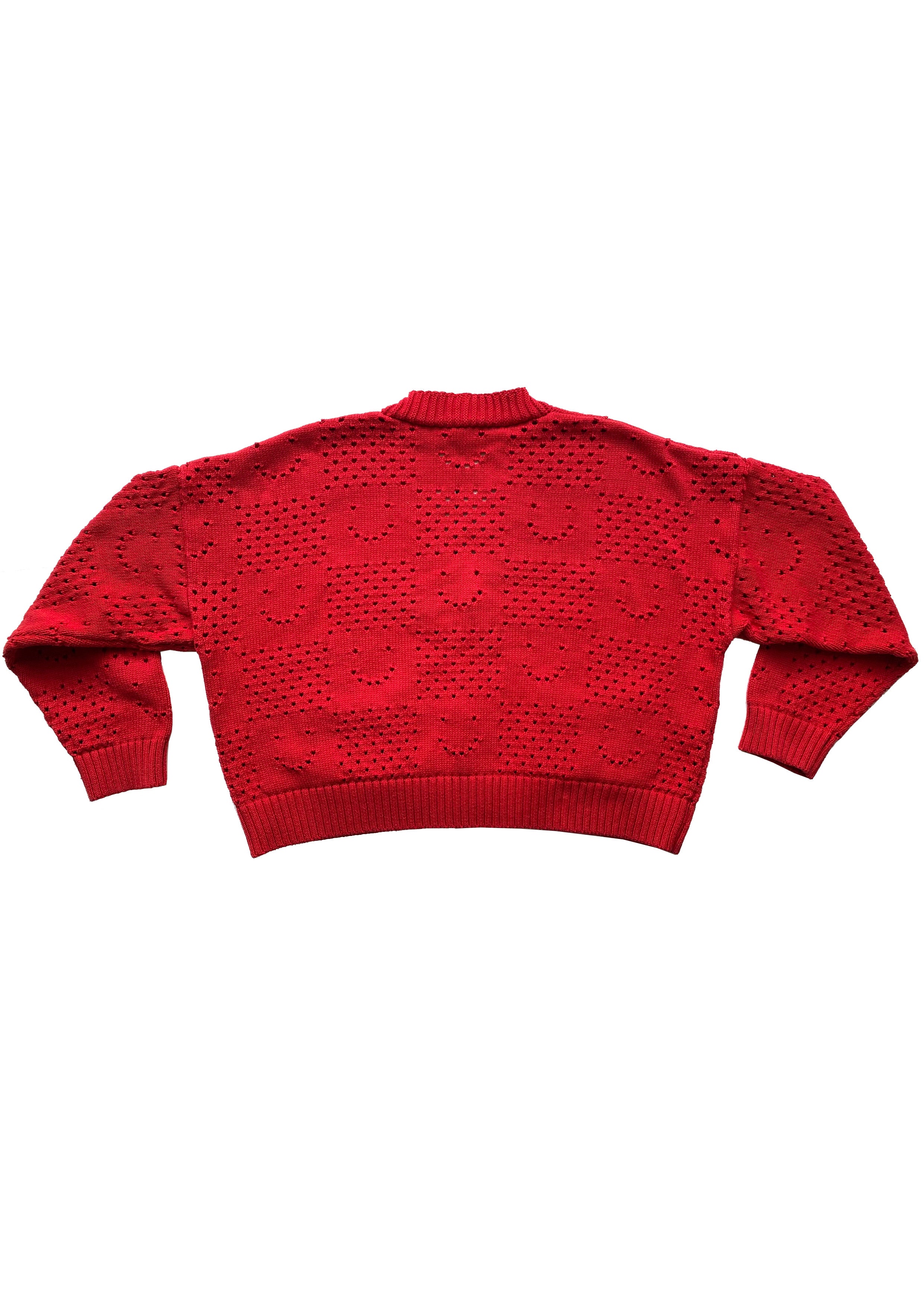 Ready-To-Ship: Happy Cardigan - Red