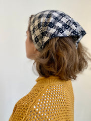 Ready-To-Ship - Checkmate Neckerchief/ headscarf