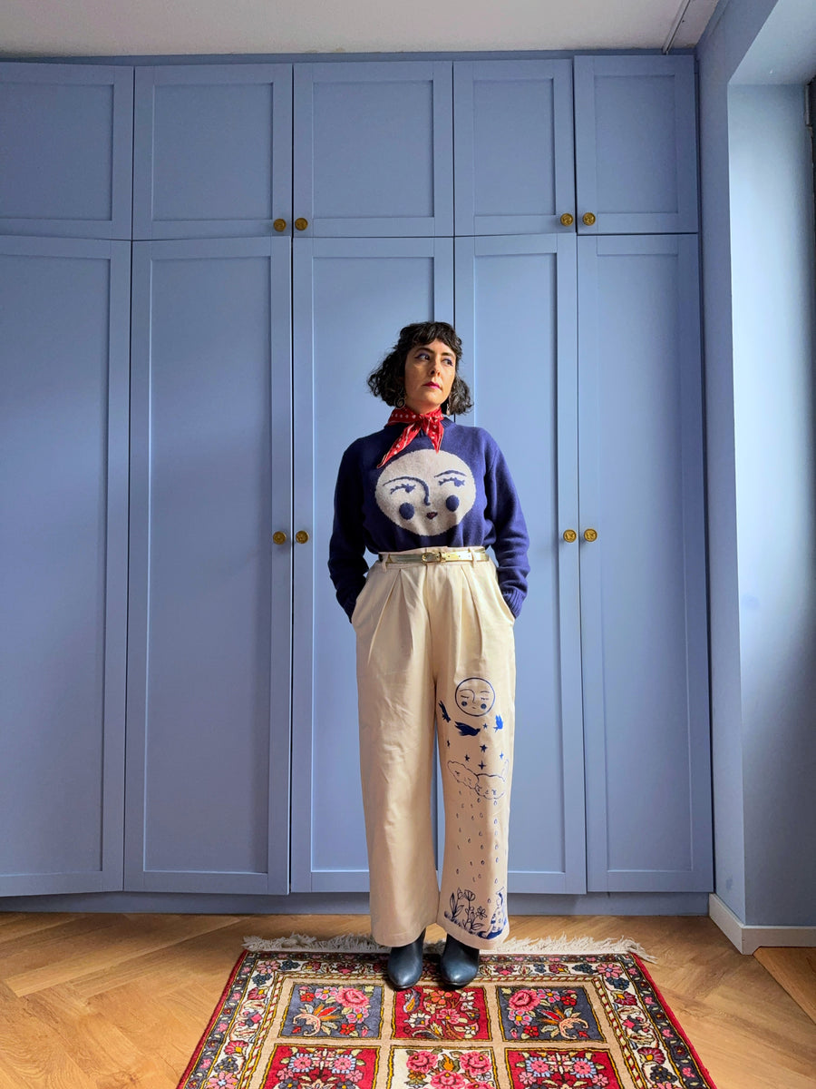 Ready-To-Ship - Silver Moon Jumper x Sara Emami