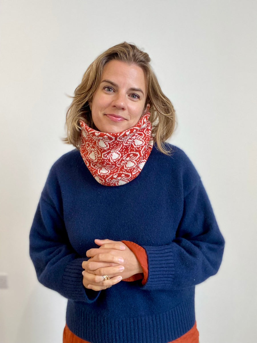 Cashmere Blend Toadstool Snood