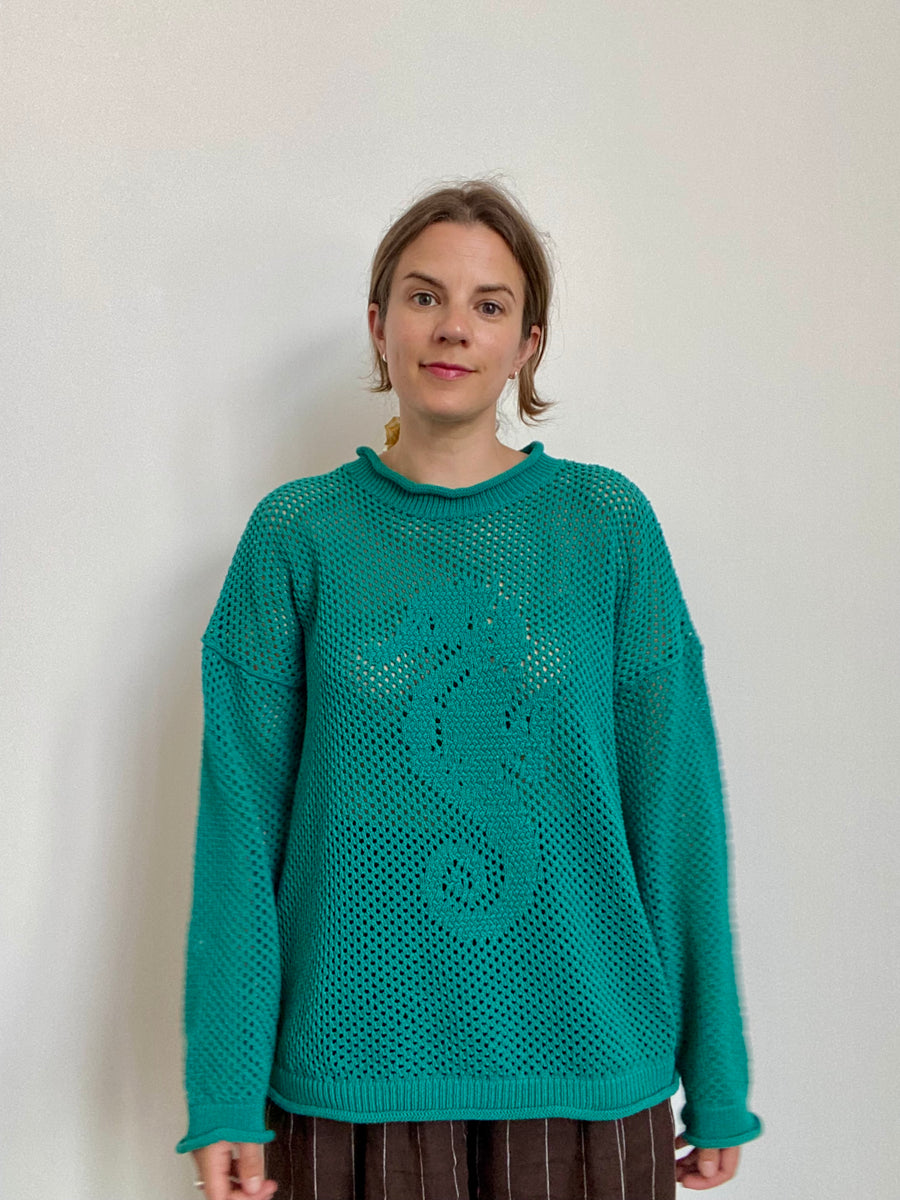 Seahorse Jumper - Teal