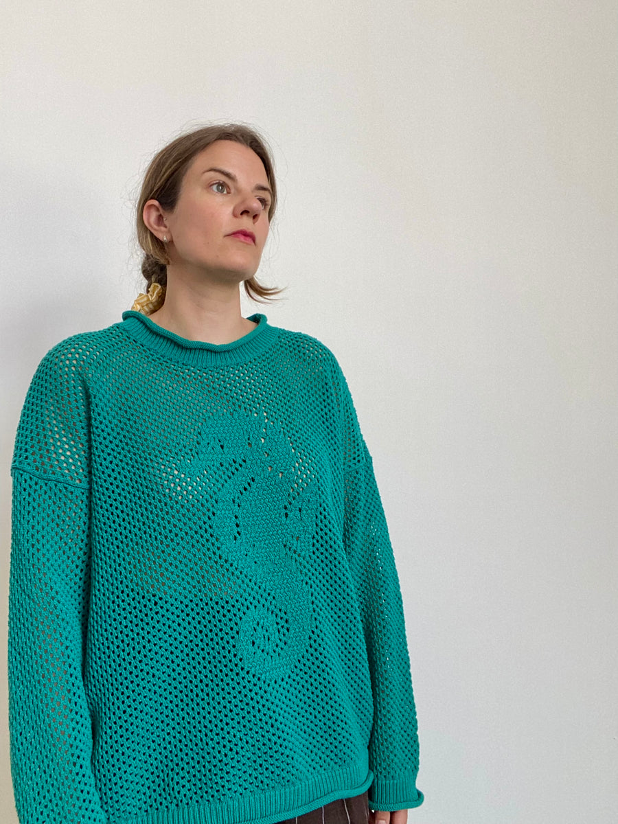 Seahorse Jumper - Teal