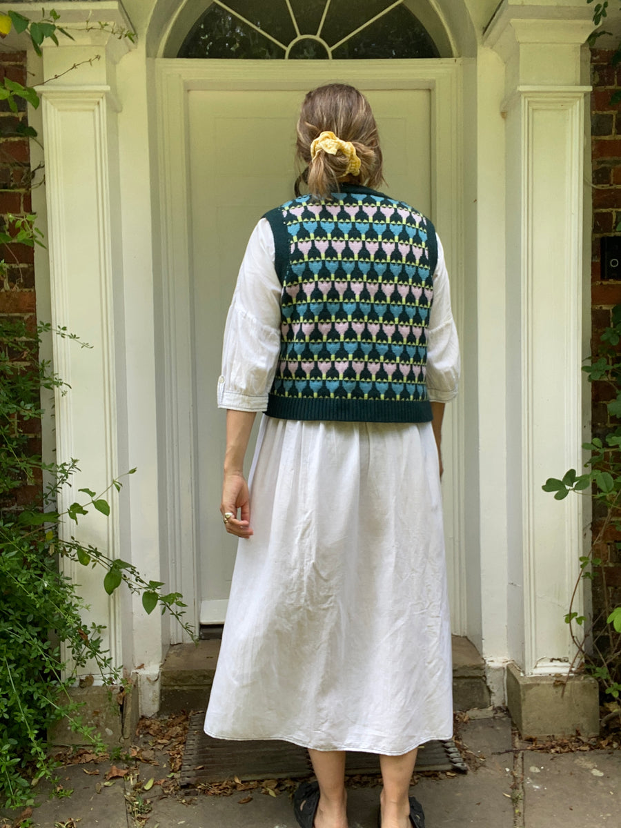 Cashmere Tulip Waistcoat