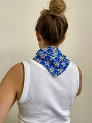 Ready-To-Ship - Starfish Neckerchief/ headscarf