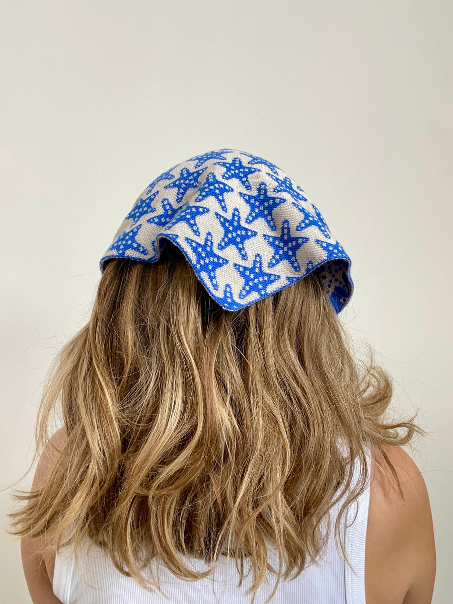 Ready-To-Ship - Starfish Neckerchief/ headscarf