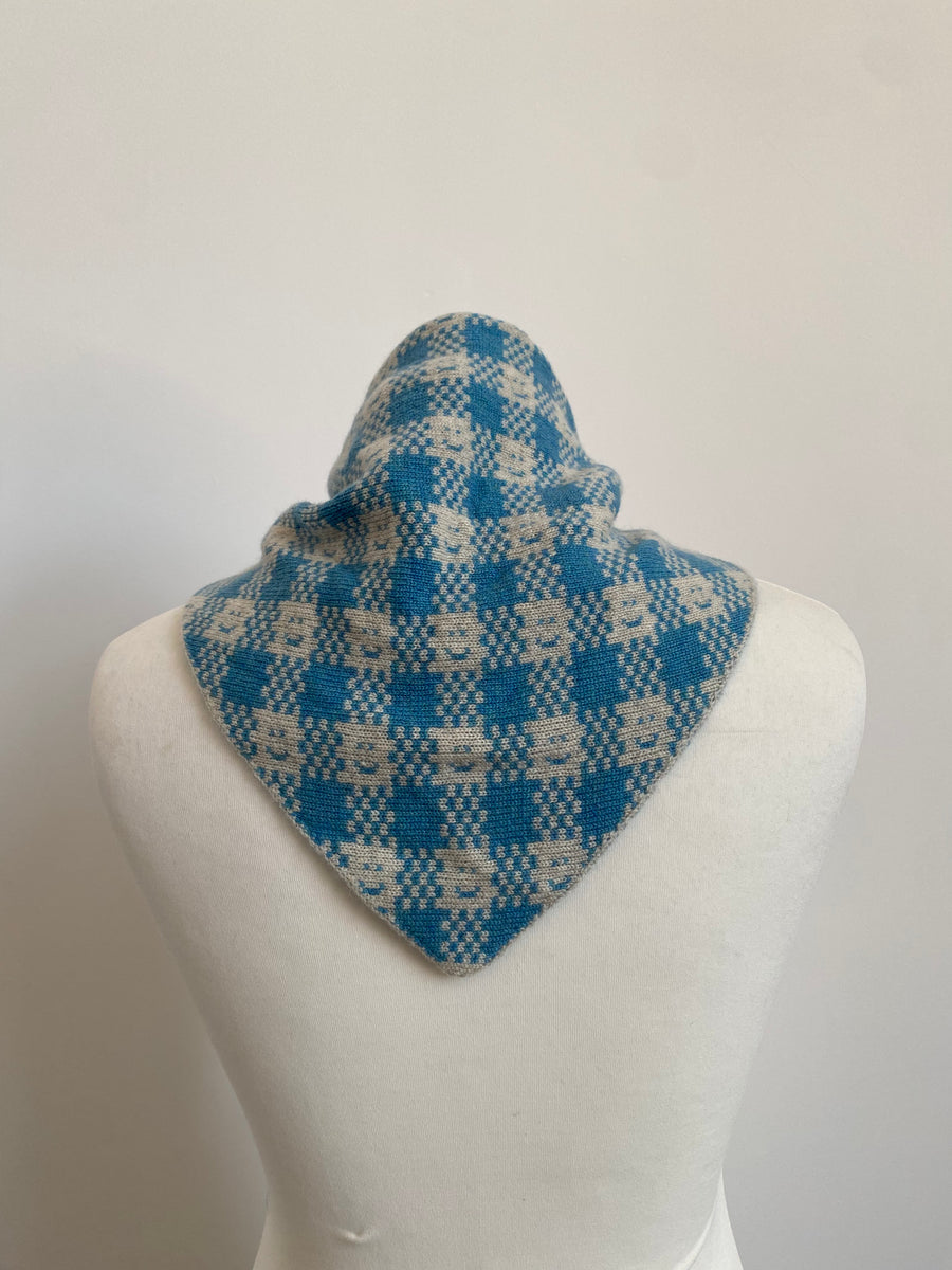 Sample Sale - Cashmere Checkmate Neckerchief