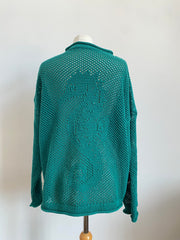 Sample Sale -  Seahorse Jumper - Teal - S/M