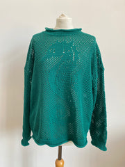 Sample Sale -  Seahorse Jumper - Teal - S/M
