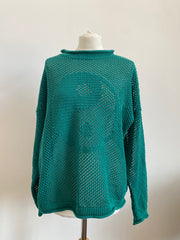 Sample Sale -  Yin-Yang Jumper - Teal - S/M