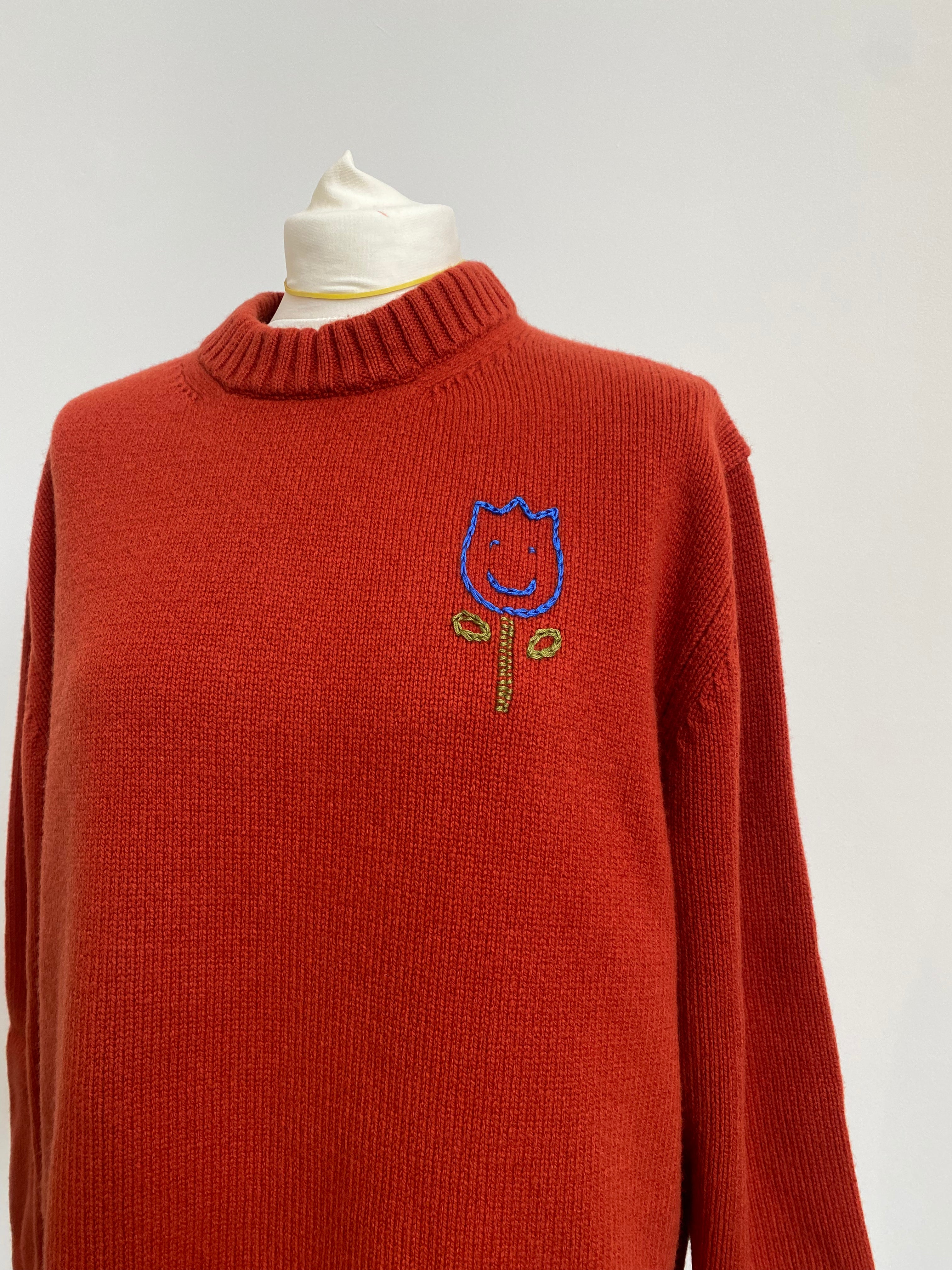 Sample Sale - Tulip Jumper - Burnt Orange