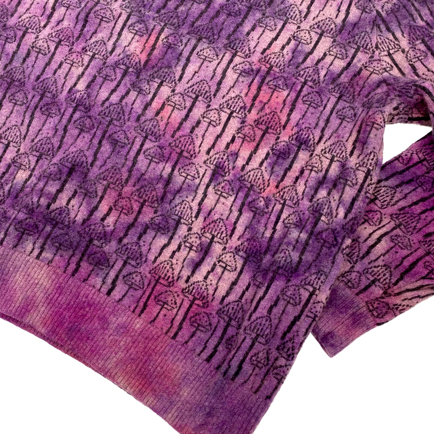 SAMPLE SALE purple tie-dyed Magic Jumper SIZE L/XL