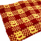 Checkmate Snood - Yellow & Red