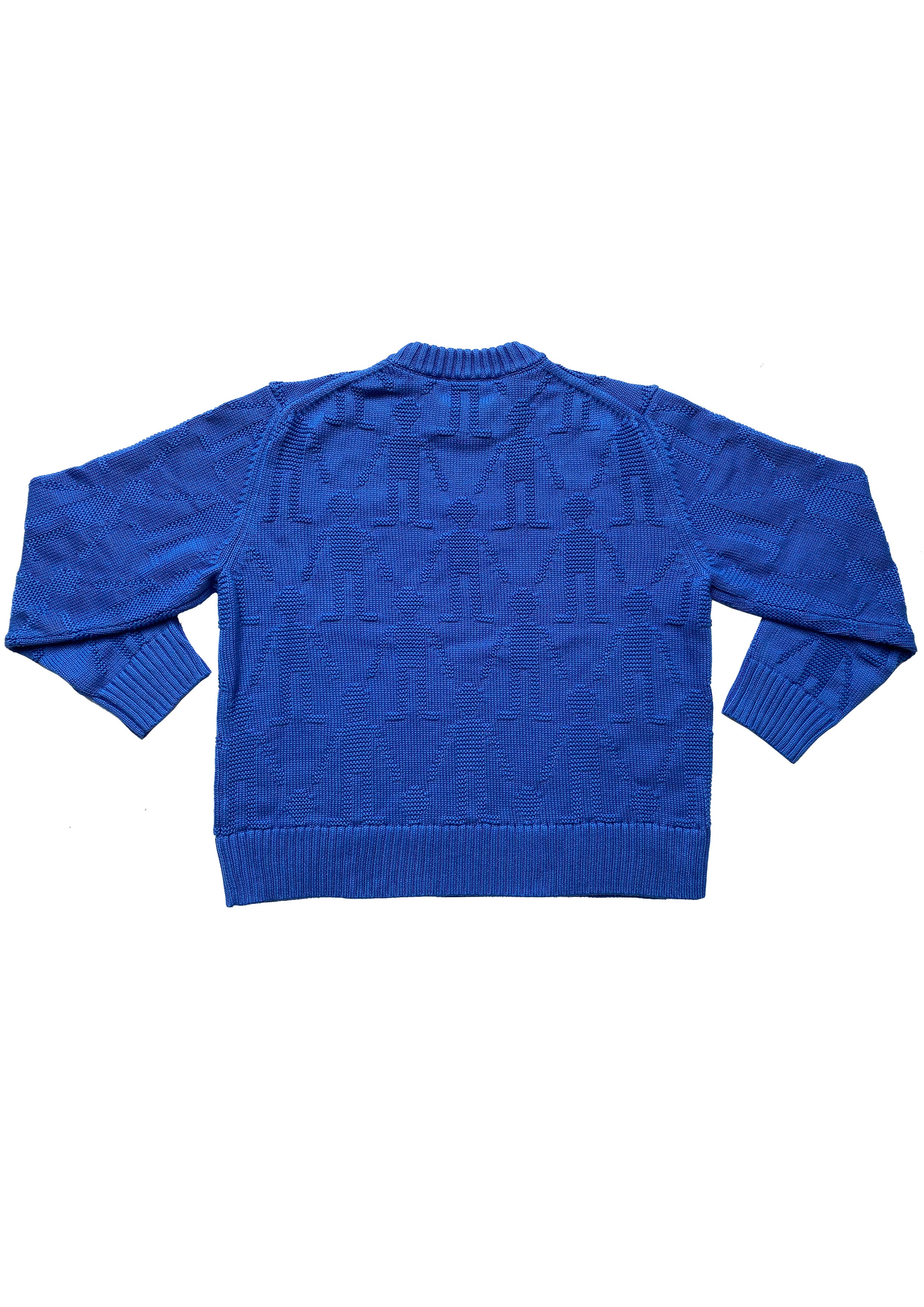 Sample Sale - Family Jumper - 100% cotton - Blue - S/M