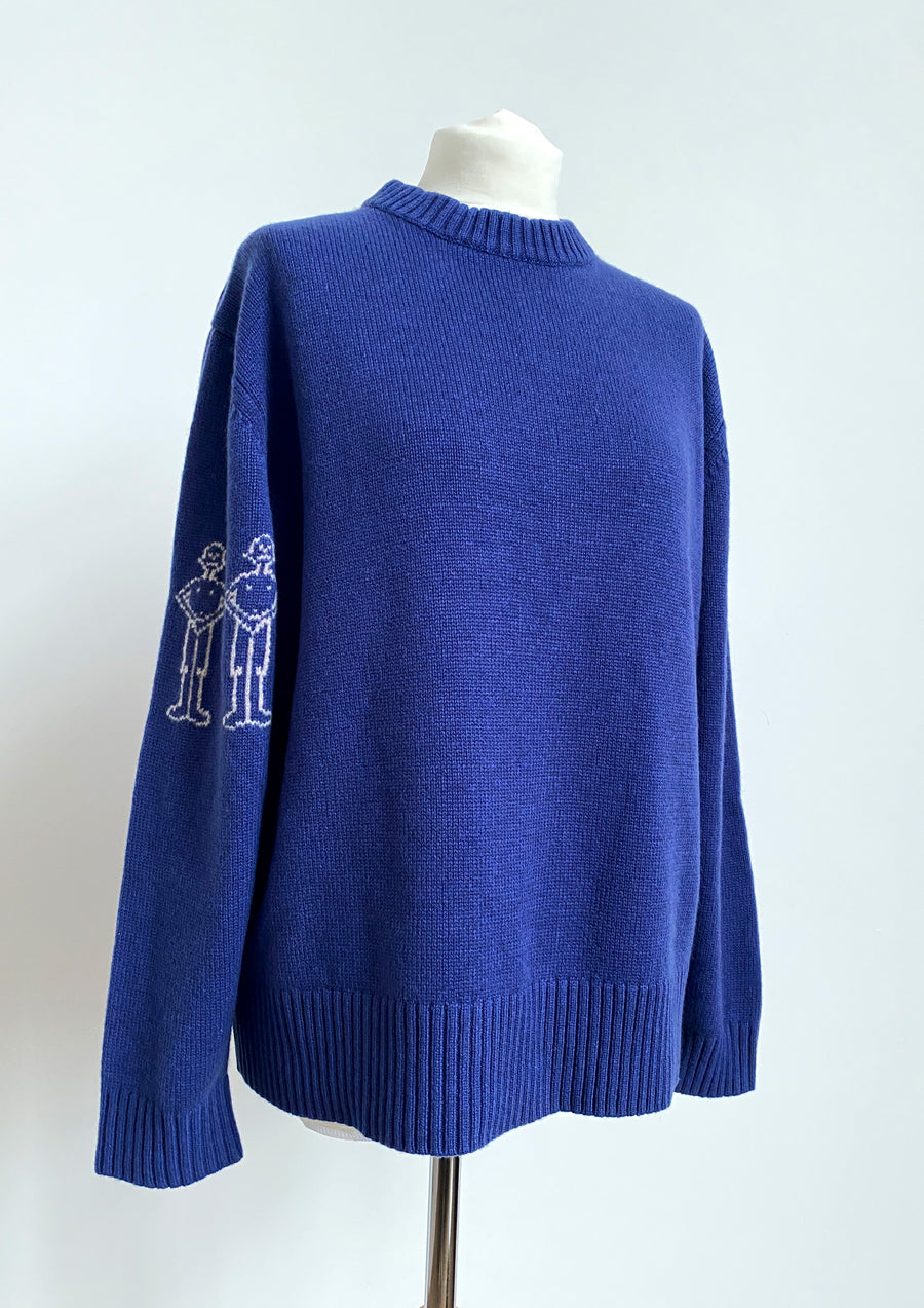 Birthday Suit Cashmere Jumper - French Blue