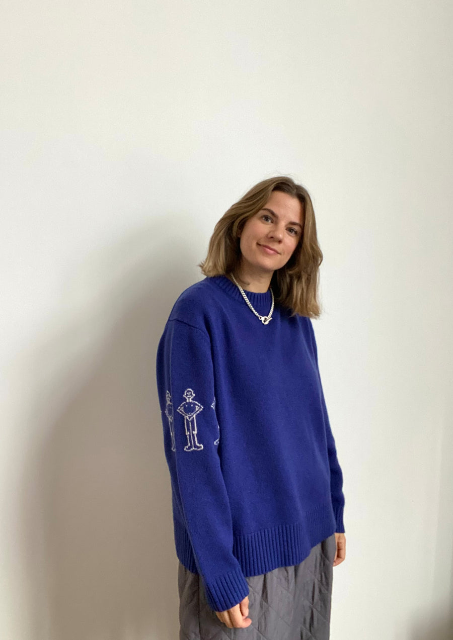 Birthday Suit Cashmere Jumper - French Blue