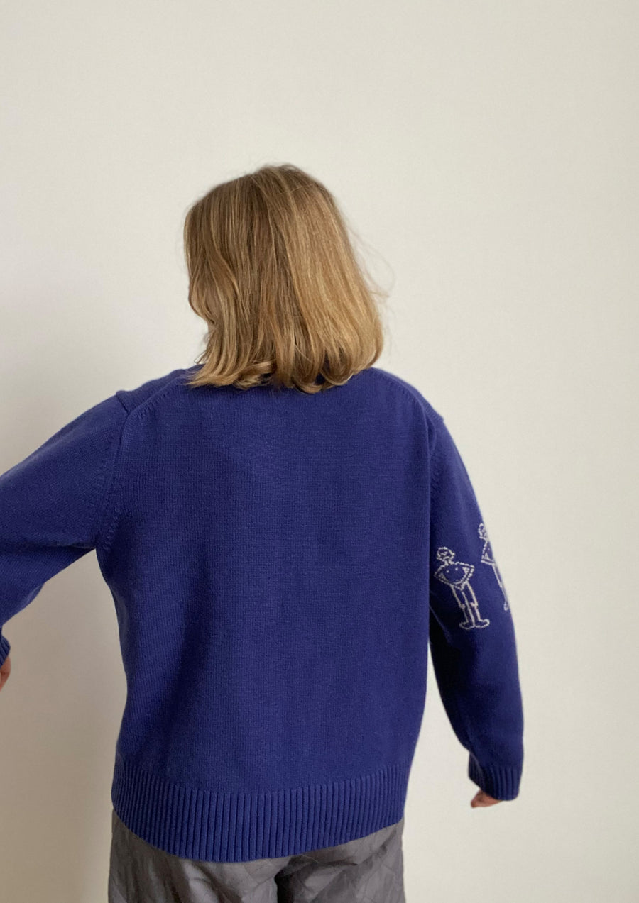Birthday Suit Cashmere Jumper - French Blue