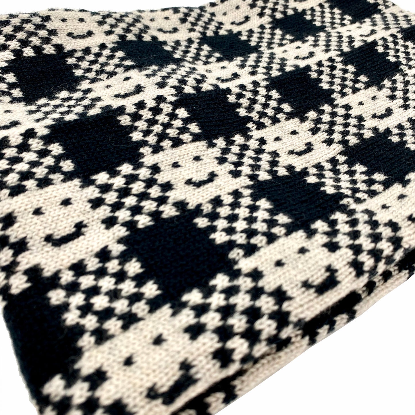 Checkmate Snood - Black & Grey Marl