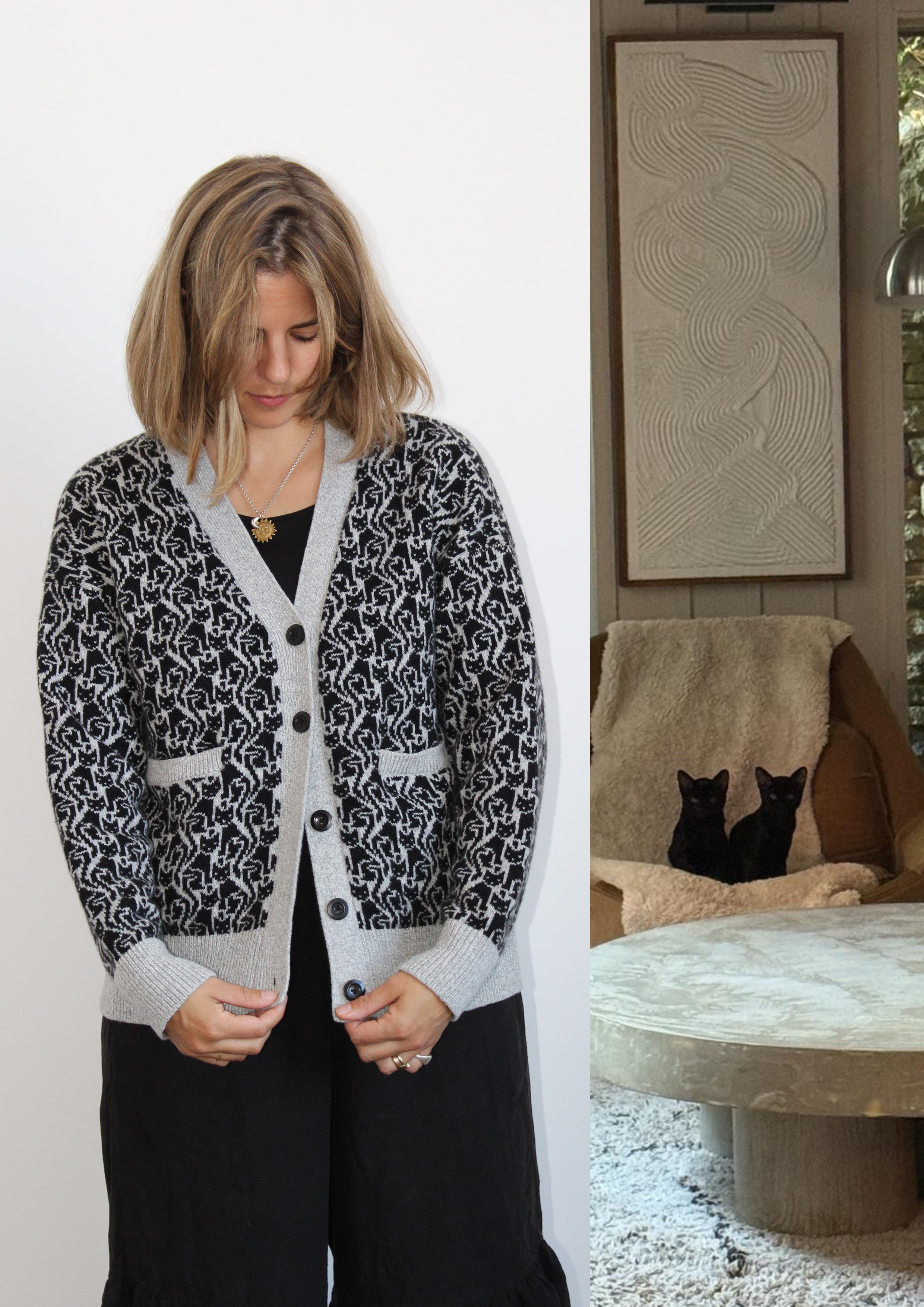 Sample Sale - Cat Lady Cardigan - S/M
