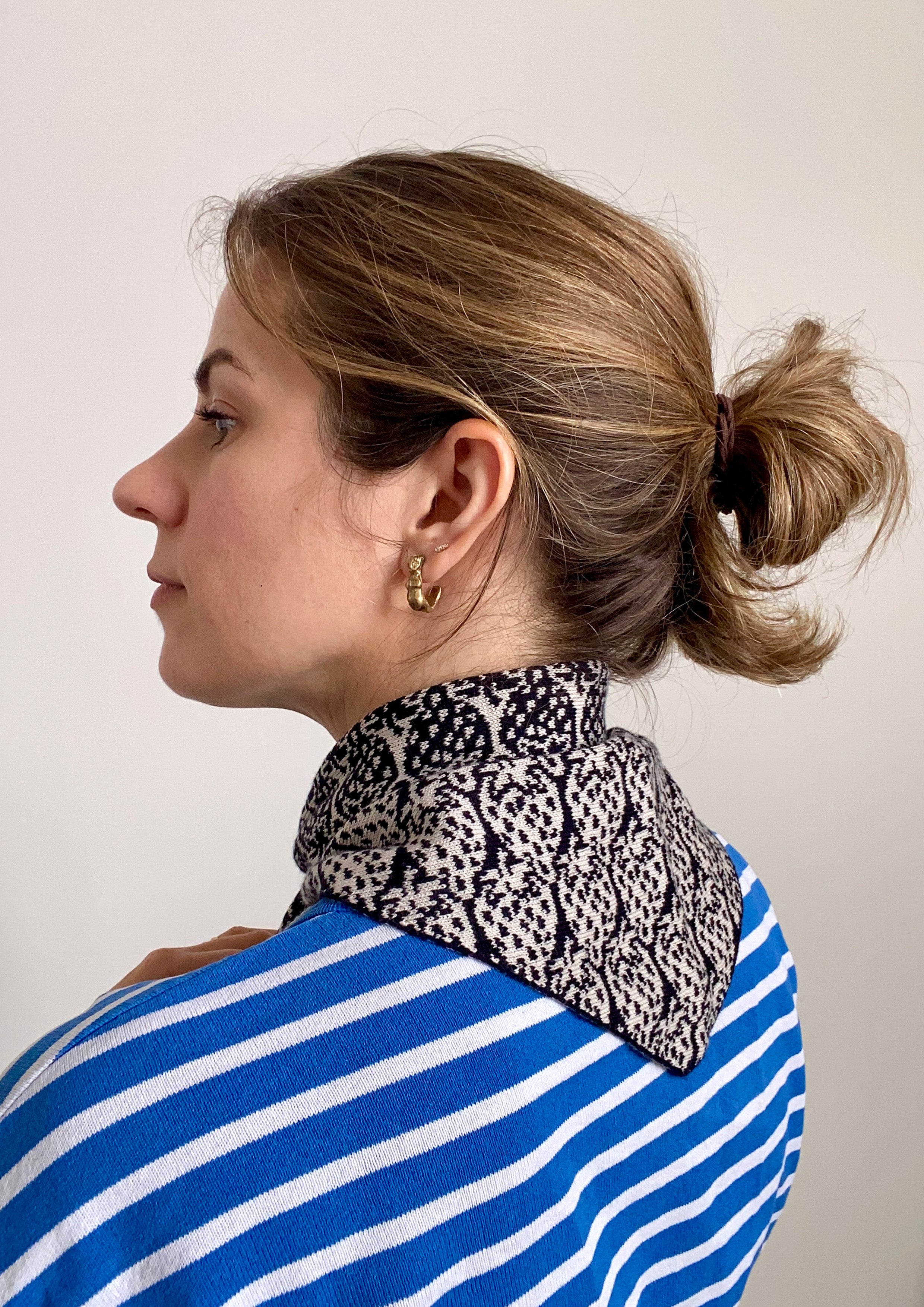 Ready-To-Ship - Gothberry Neckerchief/ headscarf