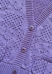 Ready-To-Ship Happy Cardigan - Lilac