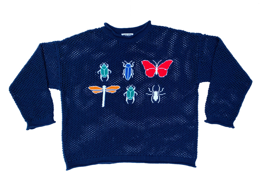 Pre-Order - Navy Insect Jumper