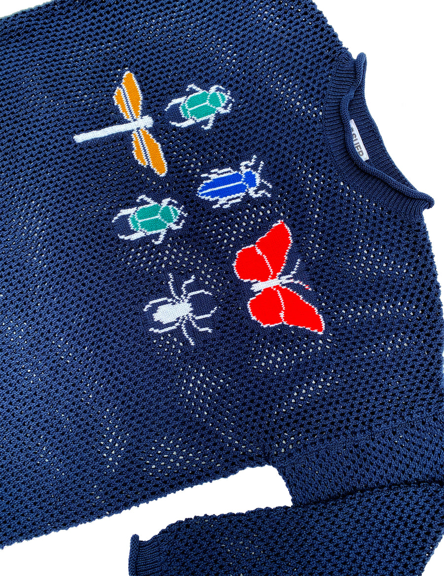 Pre-Order - Navy Insect Jumper