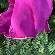 Cashmere Neckerchief - Hot Pink, Red and Baby Pink