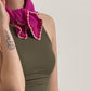 Cashmere Neckerchief - Hot Pink, Red and Baby Pink