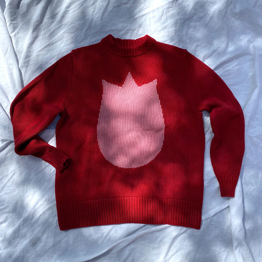 Sticker Jumper - Crimson