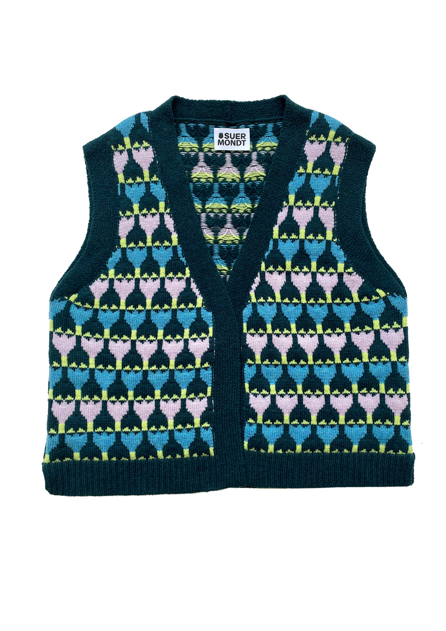 Cashmere Tulip Waistcoat