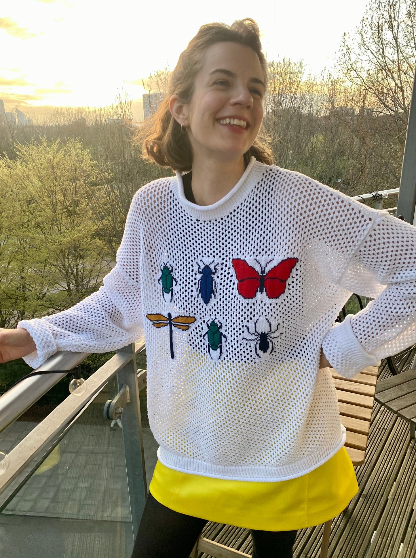 White Insect Jumper